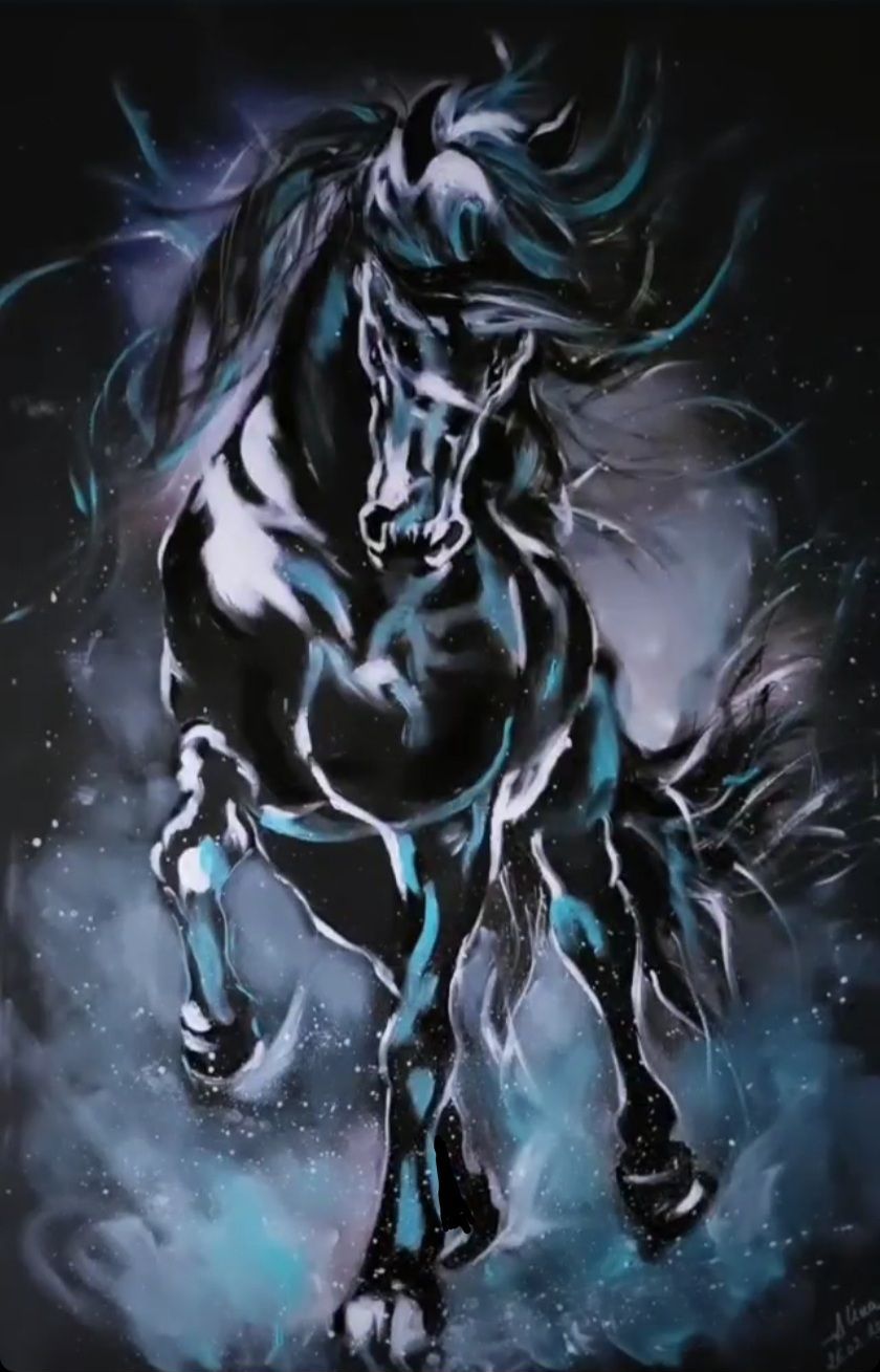ArteDiAlina.com painting: Pegasus Constellation
